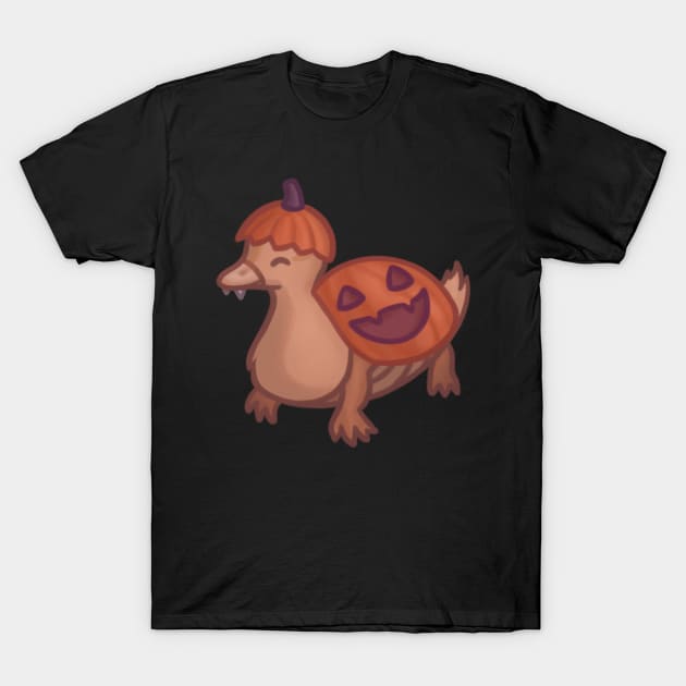 Spooky Turtle Duck T-Shirt by aquarielle